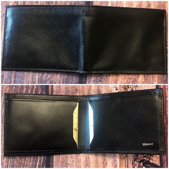 LAST CHANCE‼️Vintage Rumpp Black Cowhide Wallet - Picture 4 of 8